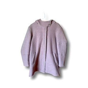 BCBG Fuzzy Pink Coat